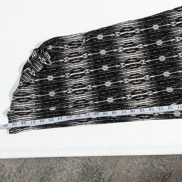 Premise Studio 1X Black & White High Waisted Palazzo Pants - Picture 6 of 6